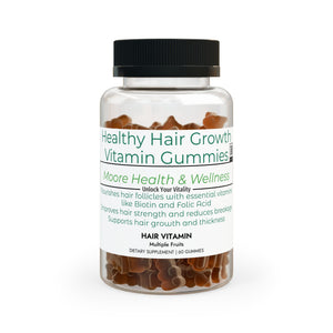 Healthy Hair Growth Vitamin Gummies (60 Gummies)