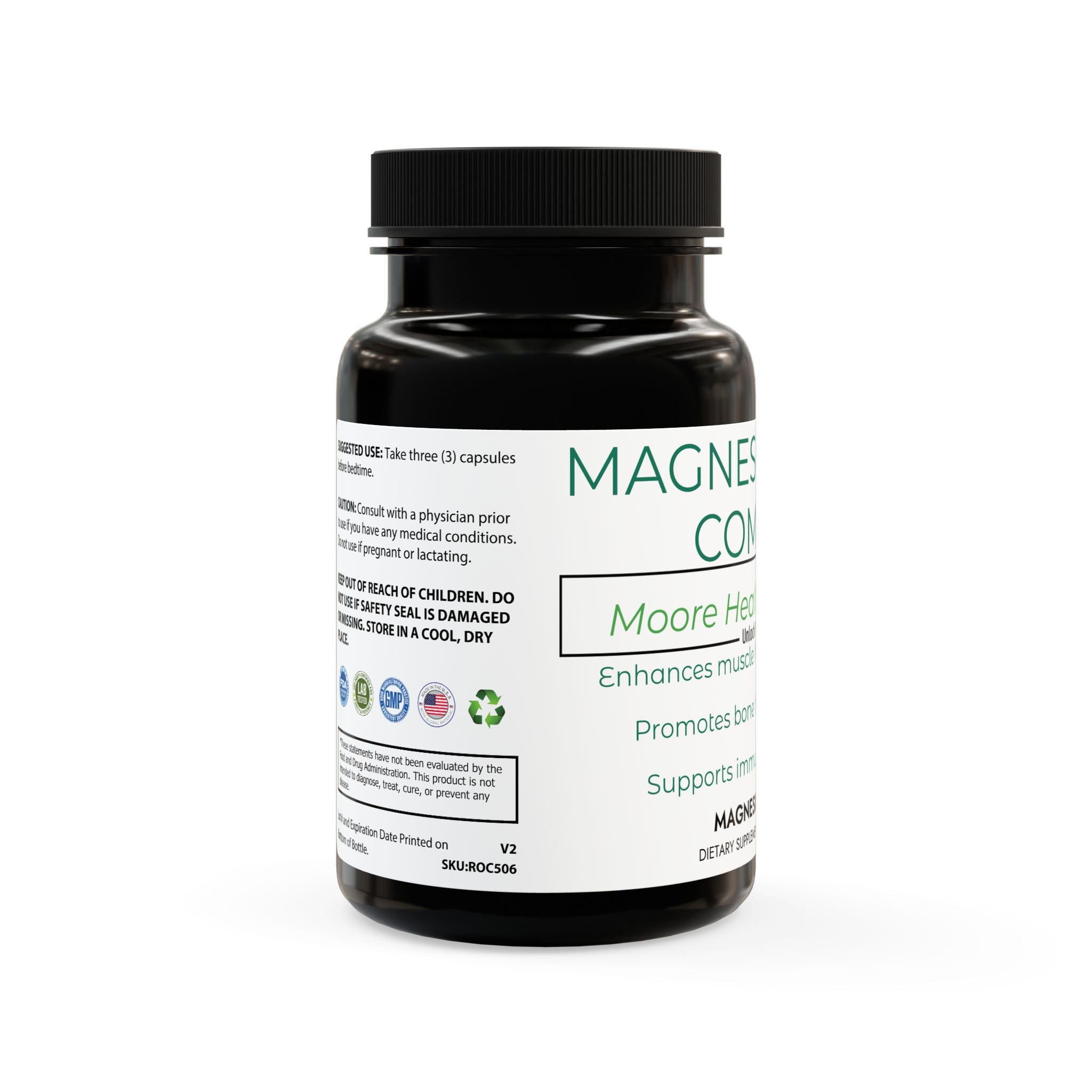 Magnesium Zinc Complex (90 Capsules)